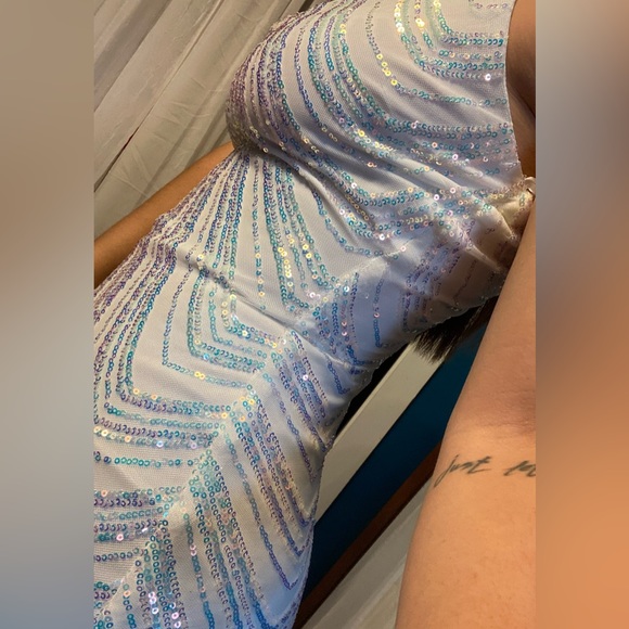 White sequins midi dress from Windsor. Size S - Picture 5 of 5